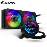 GIGABYTE 技嘉 AORUS CPU散热器 风冷/水冷 多平台RGB 台式机电脑 静音 AORUS LIQUID COOLER 240散热