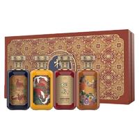 国台 福禄寿喜文创礼盒 53度酱香型白酒 大师亲签  53度 375mL 4瓶 礼盒含礼品袋