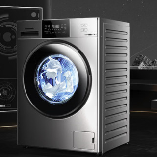 Panasonic 松下 光动银系列 XQG100-3E1AC+NH-EH31JS 热泵式洗烘套装 银色