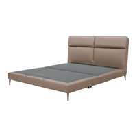  顾家家居 KUKA  DK.B605 轻奢简约布床 奶茶咖 150*200cm 高脚款