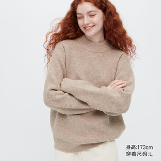 UNIQLO 优衣库 souffle yarn高领针织衫)452899