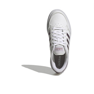 adidas 阿迪达斯 Breaknet 女子运动板鞋 GX4323 白/淡紫色 38