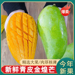 芒果青皮金煌芒净重4.5-5斤单果400g起当季现摘新鲜水果