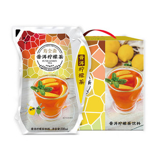 寿全斋 普洱柠檬茶 200ml*12袋