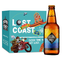 LOST COAST 迷失海岸 精酿啤酒 海鲸小麦啤酒 355ml*6瓶