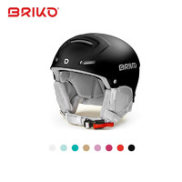 BRIKO 意大利进口专业滑雪头盔男 GIADA单板双板多孔透气滑雪头盔 马特黑915 58