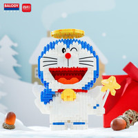  ALO 小颗粒微型积木拼装 哆啦A梦积木+圆底板+起件器+竹蜻蜓  16303天使989颗粒+圆底板+起件器+竹蜻蜓