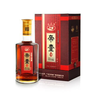 石湾酒厂集团40度禾花雀牌帝壹酒500ml×1瓶礼盒装白酒 500ml×1瓶