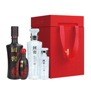 国窖1573 官方 白酒52度 高度白酒 收藏送礼礼盒 52度 500mL 2瓶 +100ml*2君者气宇