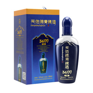 天佑德 青稞酒 高原 3600 52%vol 清香型白酒 500ml