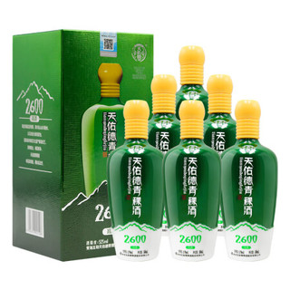 天佑德 海拔2600 清香型白酒 52度500ml*6瓶整箱装（青稞酒）