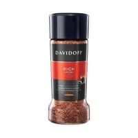 DAVIDOFF 29.9单瓶好价 DAVIDOFF 大卫杜夫 rich Aroma速溶黑咖啡 香浓型 100g