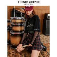 TEENIE WEENIE TeenieWeenie小熊2022秋冬新款学院风百褶半身裙女