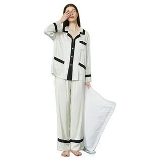 Miiow 猫人 女士睡衣套装 L22507389006 XL 白色