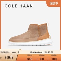 COLE HAAN 歌涵 女士时装靴 22秋冬绒面革烟筒短靴雪地靴女W22970