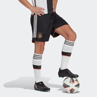 adidas 阿迪达斯 DFB H SHO 男子足球运动短裤 HJ9605 黑色 M