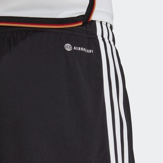 adidas 阿迪达斯 DFB H SHO 男子足球运动短裤 HJ9605 黑色 M