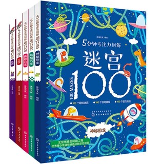 《5分钟专注力训练迷宫100》（套装共3册）