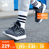 adidas阿迪达斯官方ENERGYFALCON X女子随心畅跑舒适网面跑步鞋 黑色/灰色 40(245mm)