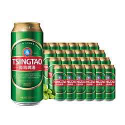 TSINGTAO 青岛啤酒 经典（1903）10度500ml*24听 大罐整箱装 口感醇厚