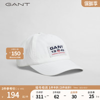 GANT 甘特 夏季女士时尚潮流运动复古休闲盾牌logo棒球帽子|4900042