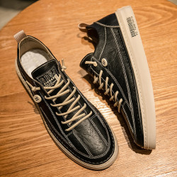 laoyeche老爷车2022秋季新款休闲潮流板鞋百搭软底时尚男鞋