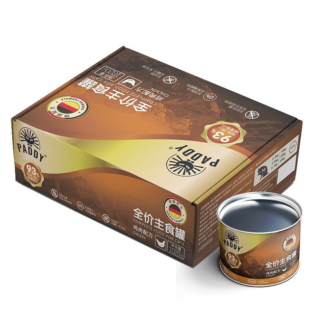 Paddy Time 猫罐头190g*6主食罐无谷鸡肉