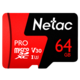 移动端：Netac 朗科 P500 Micro-SD存储卡 64GB 紫色（UHS-I、V30、U3、A1）