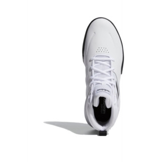 adidas 阿迪达斯 Own The Game 男子篮球鞋 EH2587 白色/一号黑/白色 39