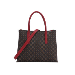 satchi沙驰女包新款妈咪袋经典老花pvc手袋大容量托特包通勤手提包