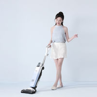 Midea 美的 洗地机家用有线大吸力智能自清洁手持式吸尘拖地洗地一体机X5