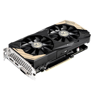 SOYO 梅捷 SY-GeForce GTX1650 焱龙 4G D6 显卡 4GB 黑色