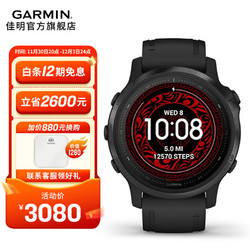 GARMIN 佳明 Fenix6S Pro户外智能手表身体电量GPS运动脉搏血氧腕表 PVD邃黑旗舰版