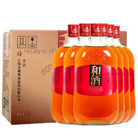 和 酒 大开福三年陈 半干型 上海老酒 1L*6瓶 整箱装 黄酒