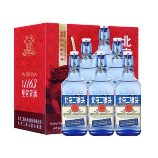 YONGFENG 永丰牌 白酒 北京二锅头出口小方瓶42度蓝瓶500ml