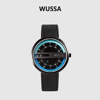 WUSSA 舞时 LINE系列  时尚防水中性表 男女石英手表