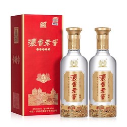 金六福 泸州老窖 老窖稻语 52度 浓香型白酒 500ml*2瓶