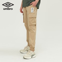 Umbro 茵宝 2022秋冬新款女运动休闲口袋抽绳收口长裤UI221AP2306