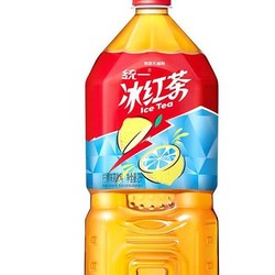 Uni-President 统一 冰红茶（柠檬味红茶饮料） 2L*6瓶 整箱装 新旧包装交替发货