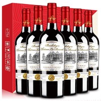 CANIS FAMILIARIS 布多格 波尔多AOC级14度 传承干红葡萄酒精美礼盒 750ml*6支装