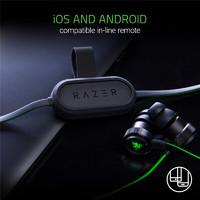 RAZER 雷蛇 Hammerhead 游戏无线入耳式蓝牙防汗耳机 线控麦克 音量控制支持aptx