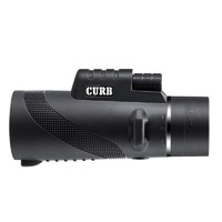 CURB 佳泊单筒成人高倍率变倍非红外便携式望眼镜 小型专业级10X50加强版拍照录像