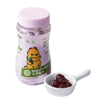 BabyPantry 光合星球 糖果接骨木莓维生素C软糖儿童营养零食独立装 60g*1罐