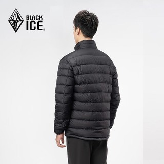 BLACKICE 黑冰 户外排骨羽绒内胆 F8101连帽鹅绒保暖轻便羽绒服 男款 黑色 L