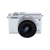 Canon 佳能 m200微单相机 单电家用vlog相机 15-45套机 海外版