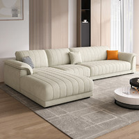 几度 意式轻奢科技布艺沙发家用客厅现代简约小户型直排沙发