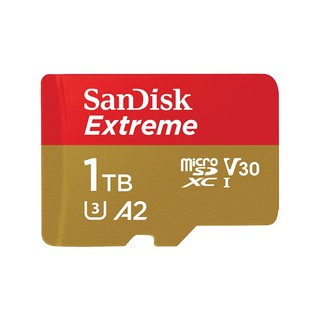 SanDisk闪迪1t内存卡micro sd卡gopro运动相机卡无人机存储卡TF卡 套餐二 红色