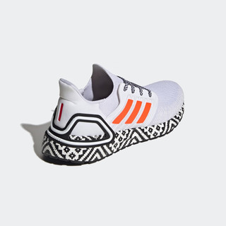 adidas阿迪达斯官方SEA CITY PACK男女畅跑boost跑步鞋GX8804 白/橘红色/黑 38.5(235mm)