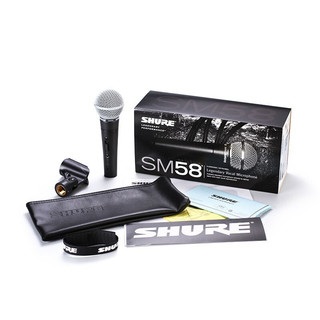 SHURE 舒尔 SM58S-CHN 动圈有线麦克风 带开关