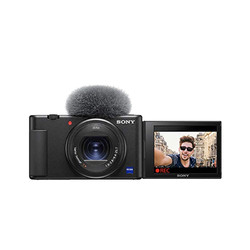 SONY 索尼 Vlog相机 VLOGCAMZV-1 黑色 自动对焦 快速聚焦 清晰录制